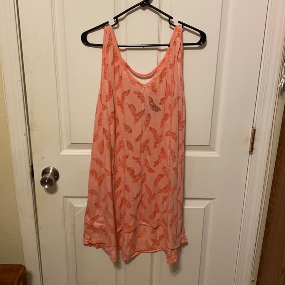 French Laundry feather tank top